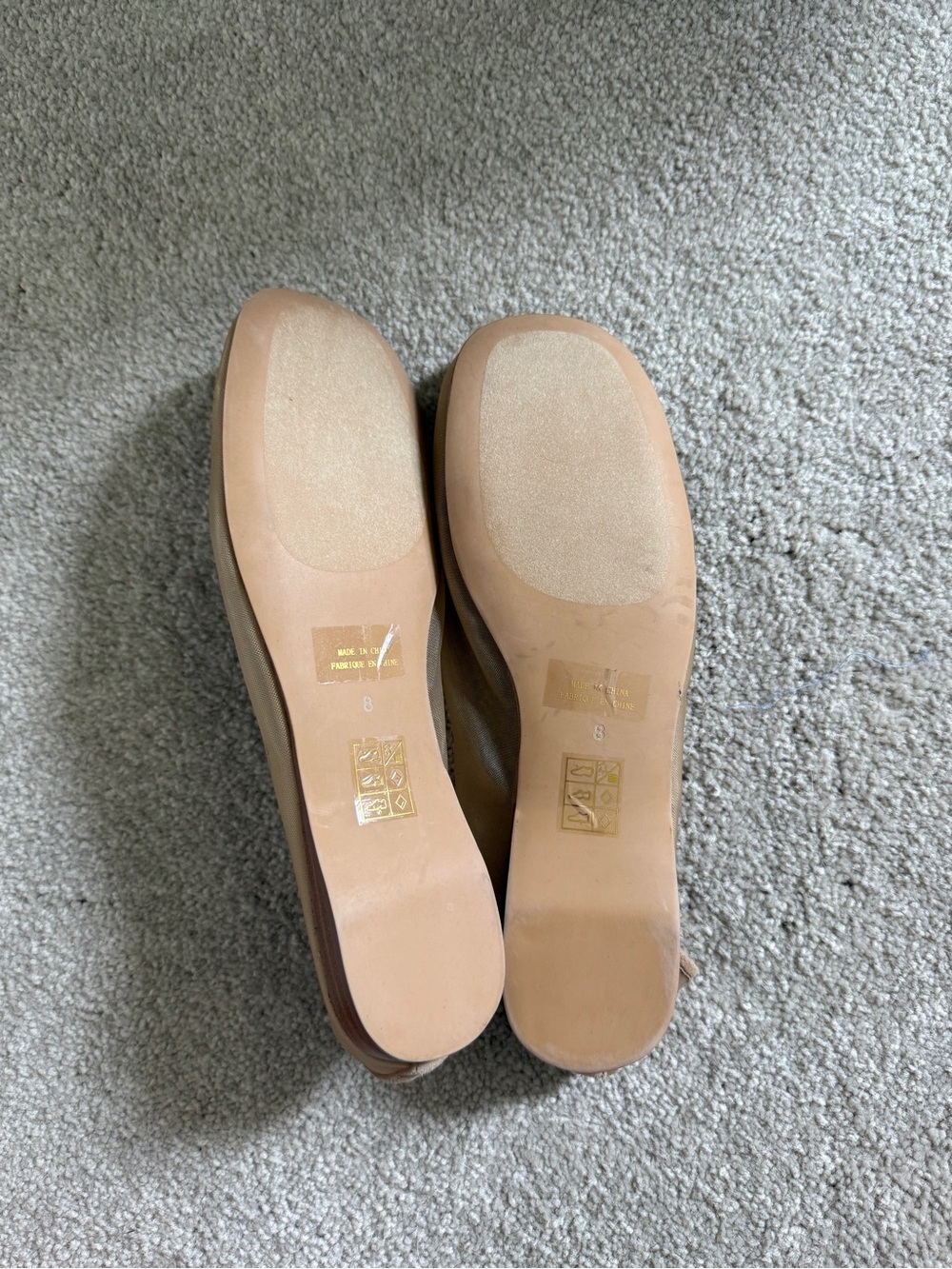 Jeffrey Campbell mesh tan ballet flat - Picture 2 of 4